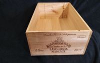 1x 12er Weinkiste Holzkiste OHK Chateau Labegorce Margaux France Bonn - Brüser Berg Vorschau