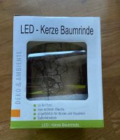 LED Kerze Baumrinde Echt Wachs mit Lichtoptik Baden-Württemberg - Mössingen Vorschau