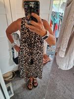 Mini Kleid Sommer Leo 40 44  Beige Braun Hängerchen leger chic Berlin - Spandau Vorschau