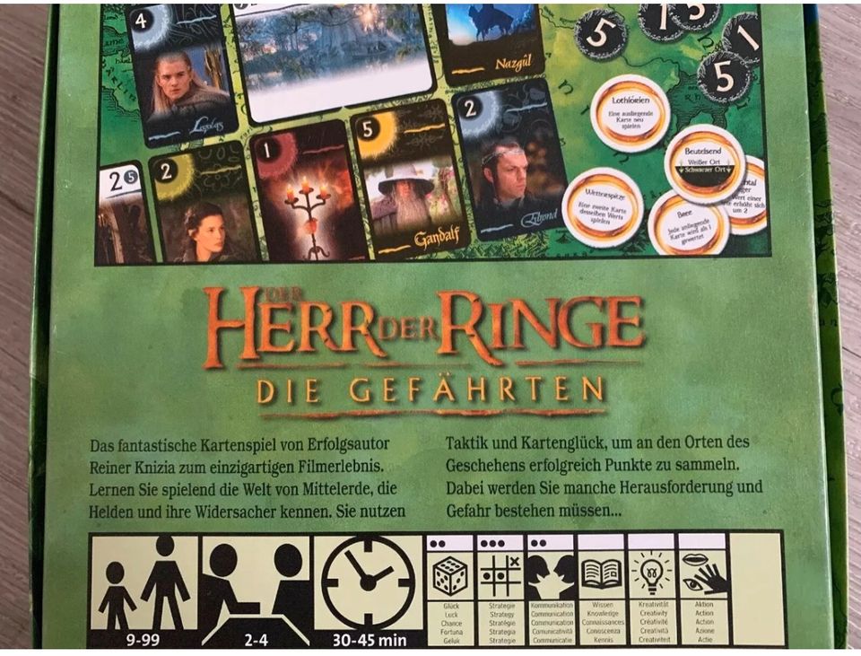 „Der Herr der Ringe: Die Gefährten“ Kartenspiel Ravensburger in Hoya