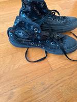 Converse Allstars chucks pailletten schwarz in 38.5 München - Laim Vorschau