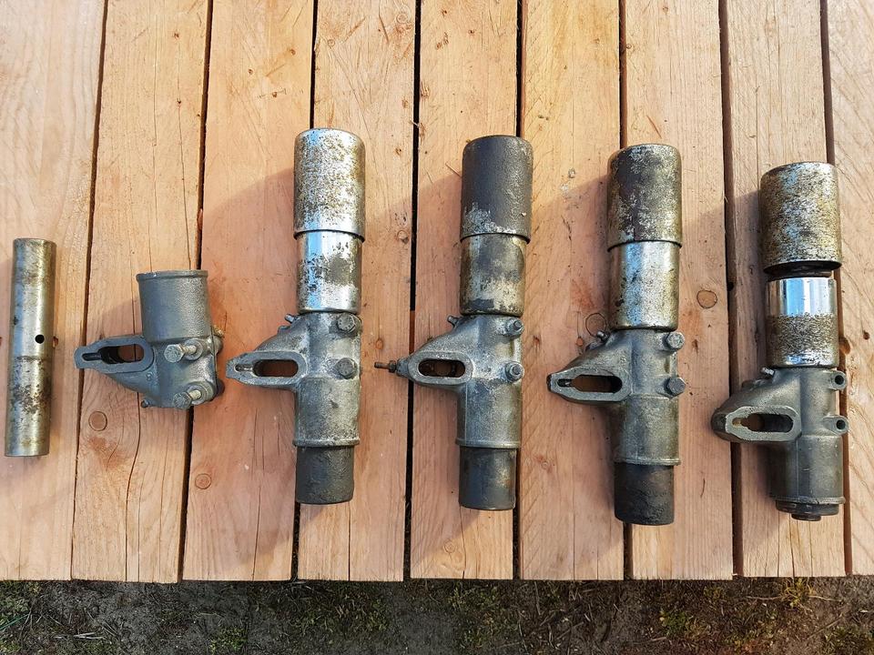 MZ RT 125 Stoßdämpfer Achsfaust Achsaufnahme Federung in Planebruch