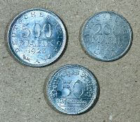 3x Münzen | Deutsches Reich 1923 • 500 & 200 Mark + 50 Pfennig Nordrhein-Westfalen - Dinslaken Vorschau