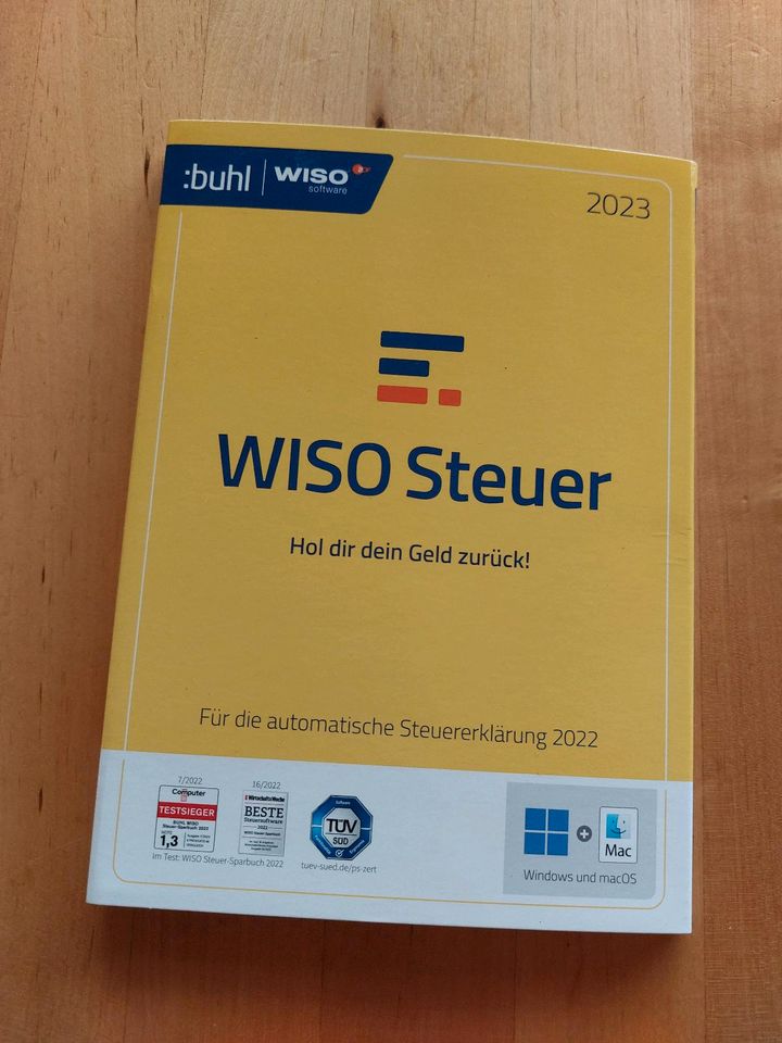 WISO Steuer 2023 CD für Steuererklärung 2022 in Bühl