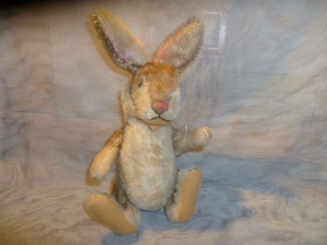 1950er Steiff Mohair Hase Nikki mit Stimme. Steiff, Deutschland++ in Sternenfels