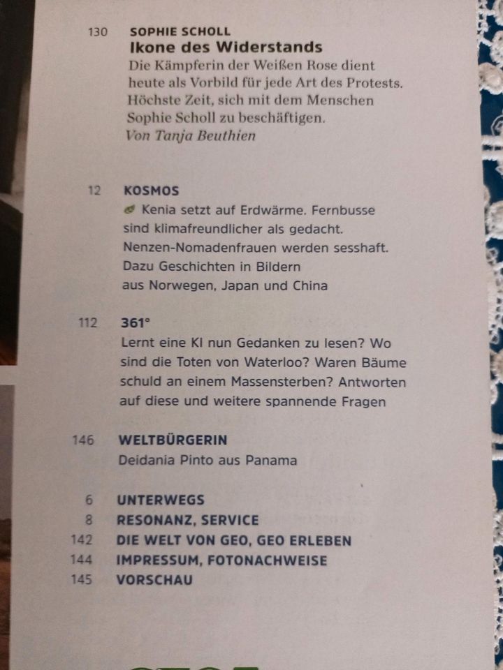 GEO Hefte März u Oktober 2023 in Erfurt