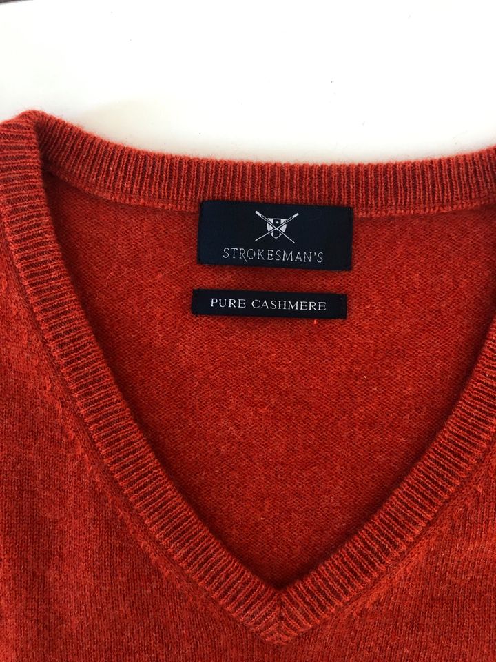 Strokeman's Cashmere Pullover orange M statt 170 eur Herren in Leonberg