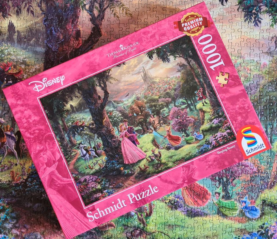 Schmidt Puzzle 1000 Teile Thomas Kinkade Disney Dornröschen in Hamburg