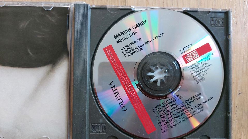 Mariah Carey Music Box extra Bonus Track 1993 in München