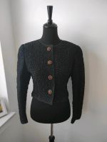 Jeansjacke ♥️ 38 ♥️ schwarz 90er Retro Pailletten Einzelstück Nordrhein-Westfalen - Kempen Vorschau