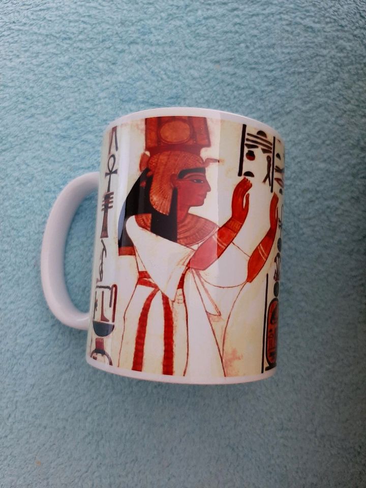 Neu Tasse Ägypten Hieroglyphen Kaffeetasse Isis Pharao Göttin in Dortmund