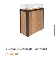 Feuersäule Rectangle - Anthrazit NEU Nordrhein-Westfalen - Jüchen Vorschau