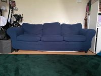 IKEA Ektorp Sofa 3-Sitzer Cremeweiß/Beige mit blauem Bezug Hannover - Südstadt-Bult Vorschau