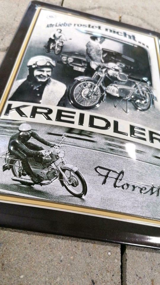 Kreidler Florett - Blechschild Motorrad Moped Sammler #1163 in Bielefeld