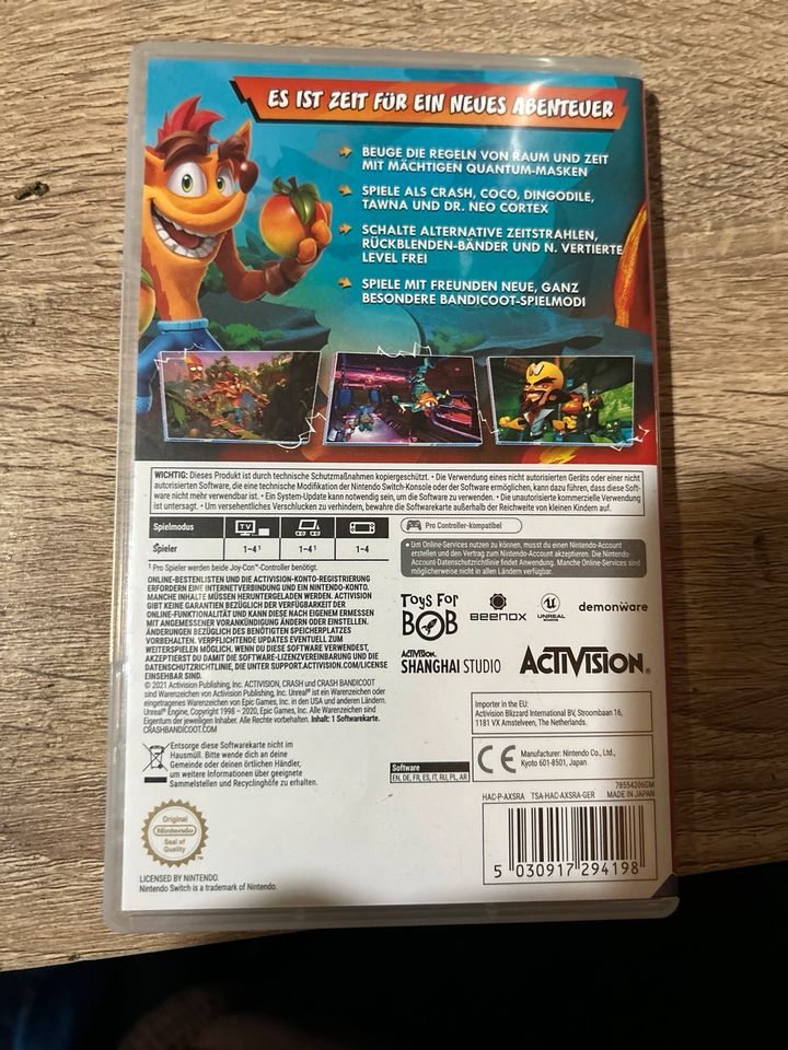 Crash Bandicoot 4 Nintendo Switch in Wiesbaden