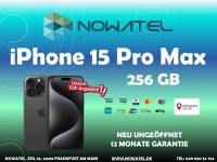 ✅ IPHONE 15 PRO MAX 256GB NEU UNGEÖFFNET IN BLACK TITAN 1049 € ✅ Frankfurt am Main - Innenstadt Vorschau