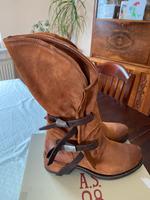 A.S.98 Stiefel calvados Leder cognac Hessen - Kassel Vorschau