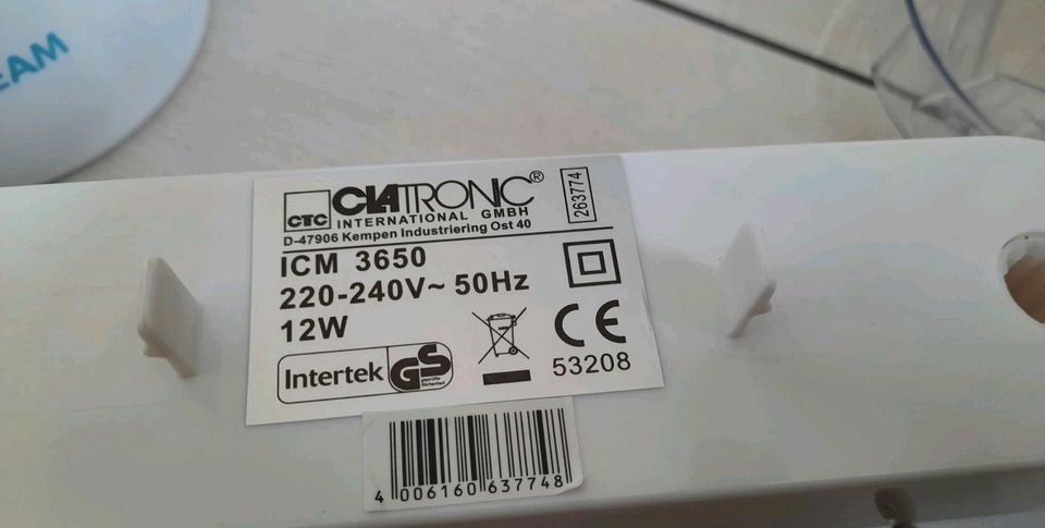 Ciatronic Eismaschine ICM 3650 in Teutleben