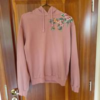 Pimkie Hoodie altrosa mit Blumenstickerei Gr. M/38 Bayern - Medlingen Vorschau