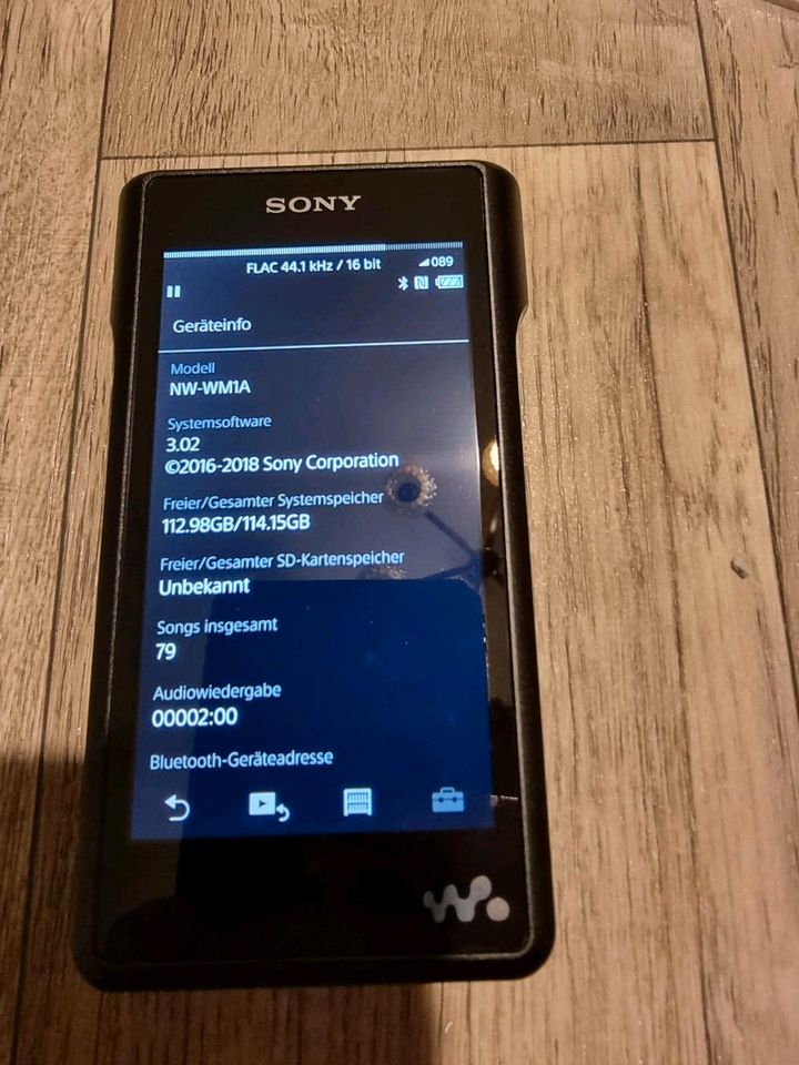 Sony NW-WM1A in Schwarz (Japan-Modell) in Hannover