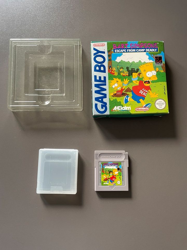 Nintendo Gameboy Bart Simpsons - Escape from Camp deadly - OVP in Adenau