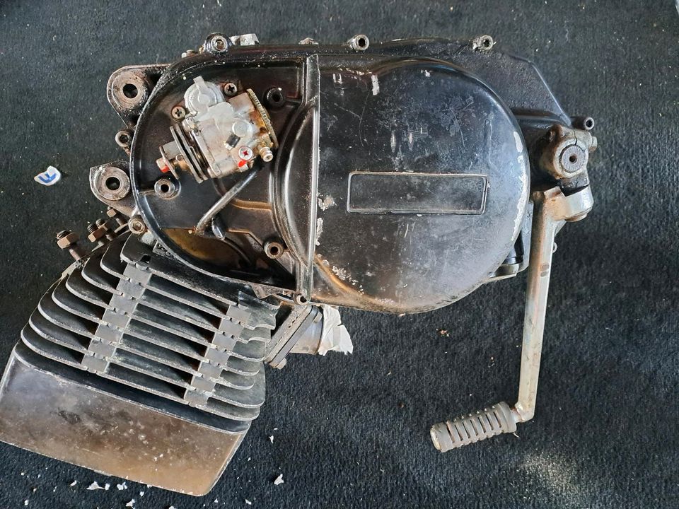 Yamaha RD 250 Motor in Grünkraut