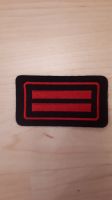 Feuerwehr Abzeichen / Patch - 2 Balken rot, Umrandung rot Bayern - Ortenburg Vorschau