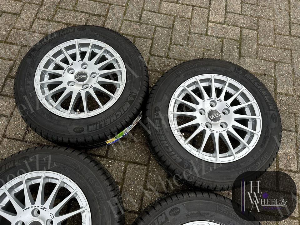 OZ Superturismo GT Alufelgen NEU Sommerräder MICHLIN Reifen ➡️ 15 Zoll 5x112 ➡️ 195/65 R15 Sommerreifen Reifen Felgen ➡️ Sommer NUR FÜR VW Golf 5 Plus Jetta Touran 1 und Skoda Octavia 1Z in Bünde