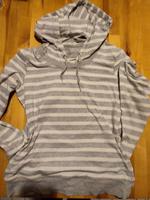 Hoodie Gr. S Tchibo grau weiß gestreift Berlin - Schöneberg Vorschau