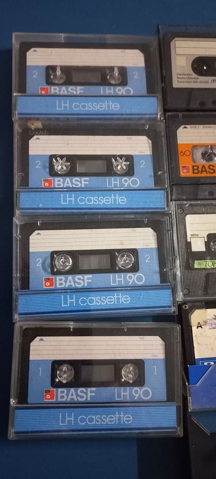 AUDIO KASSETTEN Cassette Agfa BASF FUJI Maxell Scotch Philips TDK in Dettingen an der Iller