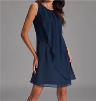 Festliches Kleid Cocktailkleid Gr. 40 dunkelblau Niedersachsen - Diepholz Vorschau