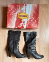 Braune Graceland Stiefel Größe 40 Hessen - Biedenkopf Vorschau