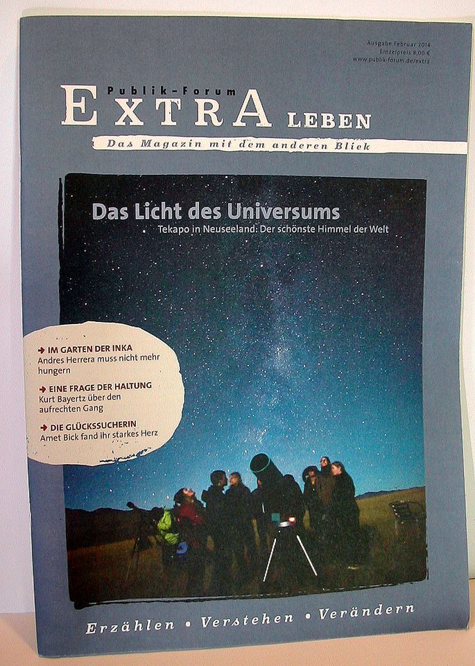 4 Magazin /Zeitschrift Publik-Forum Extra Leben/Thema. Spirituell in Bad Mergentheim