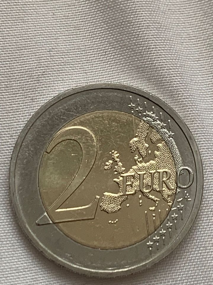 Wertvolle 2€ Münze Jubiläum von 1849 in Erding