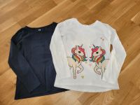 Set Langarmshirts Größe 122/128 H&M Einhorn Glitzer Bayern - Ichenhausen Vorschau