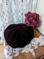 Velvet Plum Pouf ** Samtiges Rundkissen ⚜️ Boudoir Brandenburg - Glienicke/Nordbahn Vorschau