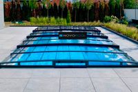 Pool Überdachung Prestige 869x425 extra flach Abdeckung Cover Bayern - Ebelsbach Vorschau