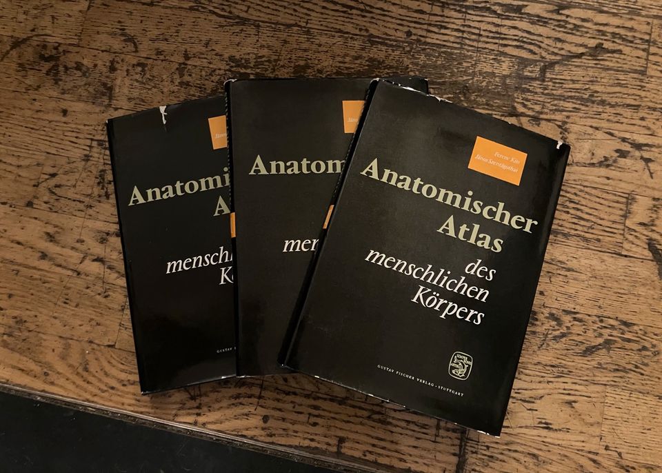 Anatomischer Atlas des menschlichen Körpers | Band 1-3 | 1971 in Köln