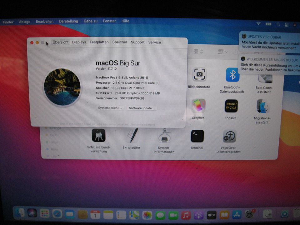 MacBock Pro 15 OS BigSur 2013 in Pegnitz