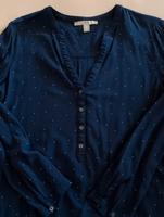 Esprit Bluse blau mit Pünktchen neuwertig Sachsen - Zwickau Vorschau