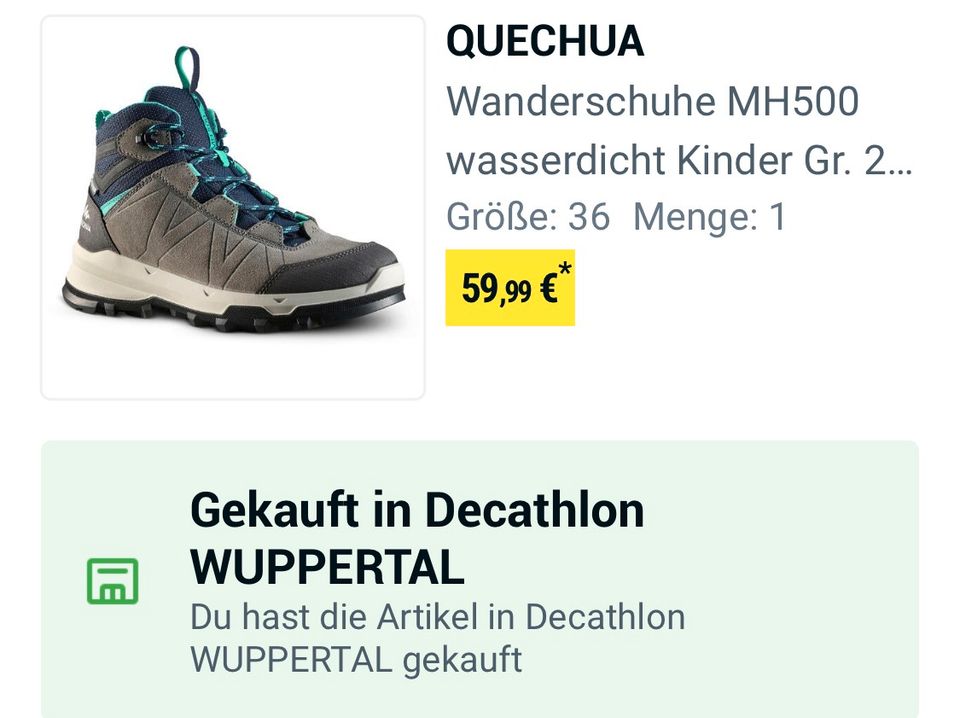 Wanderschuhe in Wuppertal