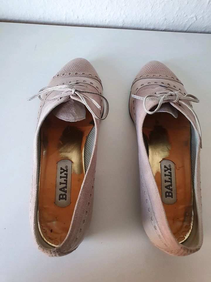 Bally Luxus old money Ballerina Slipper Rosa zara Rosé 37 hermes in Pinneberg