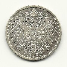 1 Mark Kaiserreich 900 Silber 1875 bis 1878 in Bad Harzburg