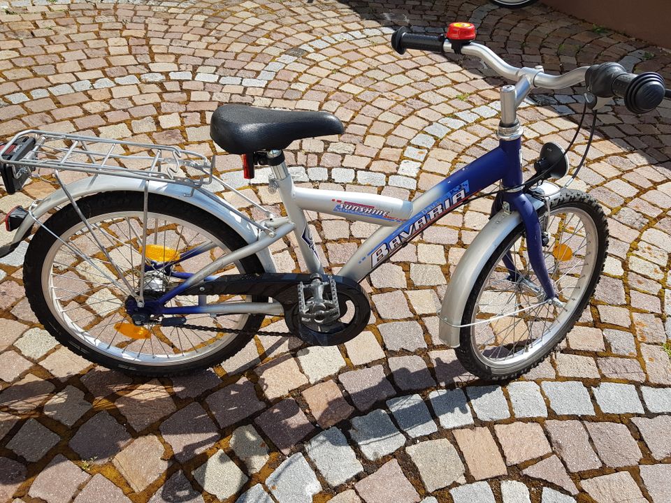 Kinderfahrrad Bavaria Sunshine 20 Zoll silber. Sofort Fahrbereit in Feldkirchen