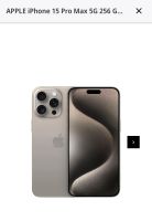 iPhone 15 Pro Max 256 GB Titan Natur Baden-Württemberg - Dettenheim Vorschau