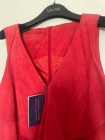Laurel by Escada Kleid Lederkleid Gr.34 XS/S Neu! Leder rot Bayern - Karlsfeld Vorschau