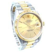 Rolex Date Just Oysterband Stahl Gold 16233 Fullset (057642) Hannover - Mitte Vorschau