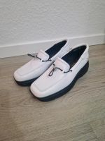 Schuhe Vintage Gr.38 Echtleder Leder Loafer mit Plateau Mokassins Nordrhein-Westfalen - Hagen Vorschau