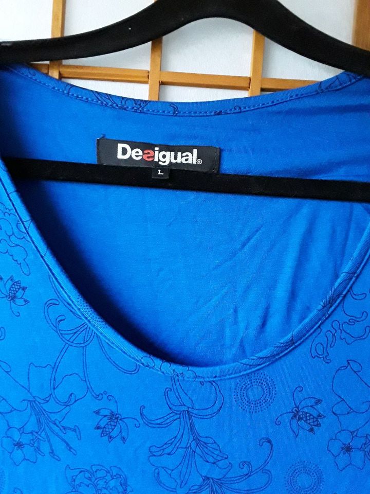 Desigual Kleid blau Gr. L blau TOP Zustand in Bergisch Gladbach