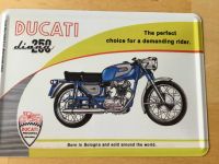 Blechschild / Postkarten Schild / 14,5 x 10 cm / DUCATI diana 250 Baden-Württemberg - Kürnbach Vorschau